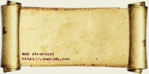 Adam Krnčević vizit kartica